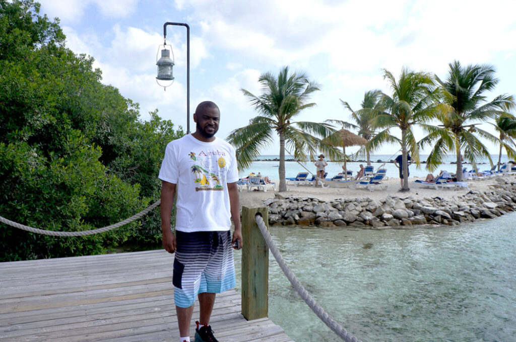 Visiting Iguana Beach from the Renaissance Aruba Resort.