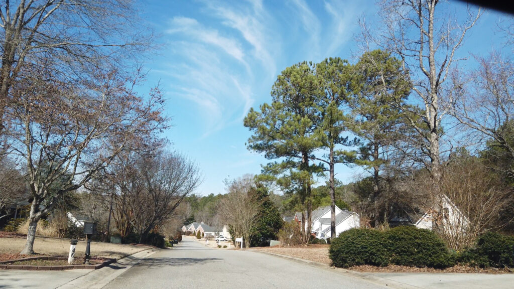 Beautiful streets in Newnan GA