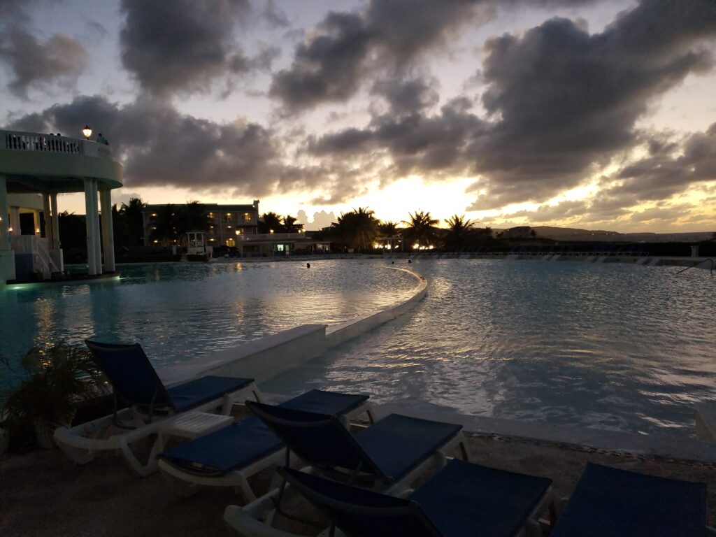 A sunset in Jamaica is the best time to make friends